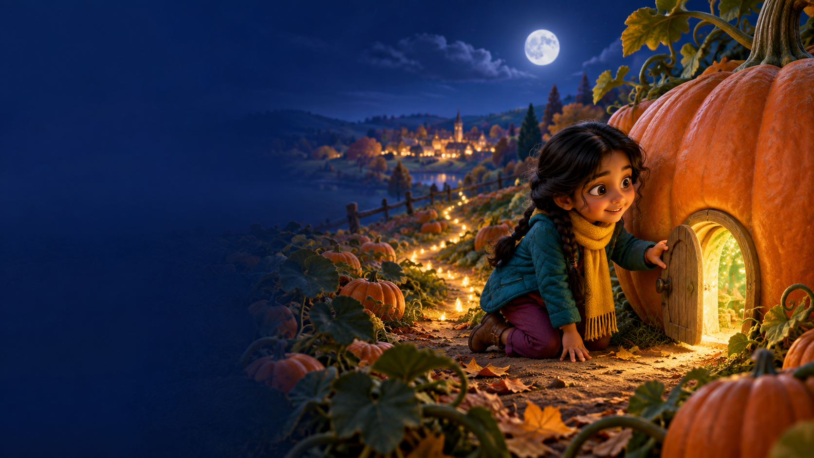 Amina & The Secret Door in the Pumpkin Patch cover