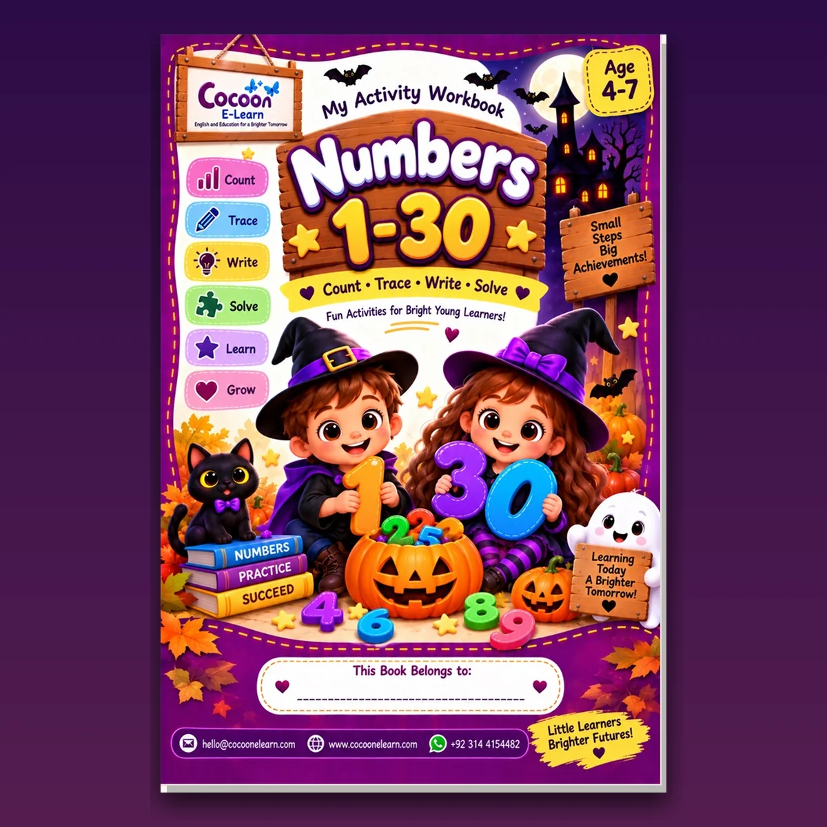 Halloween Numbers 1-30 Mega Pack cover