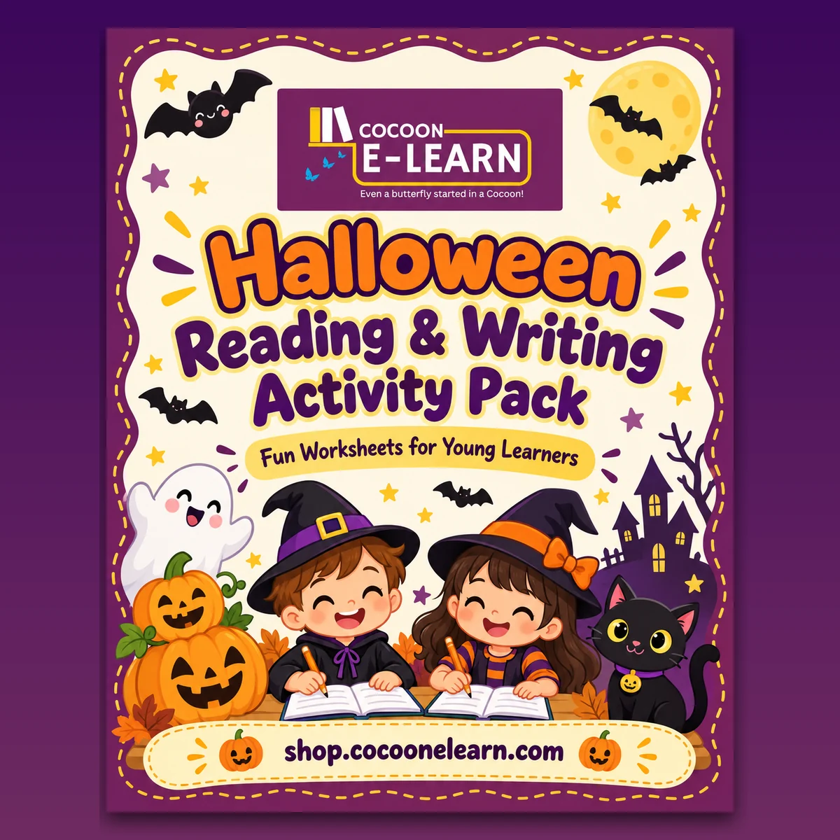 Halloween Reading & Writing Activity Pack cover