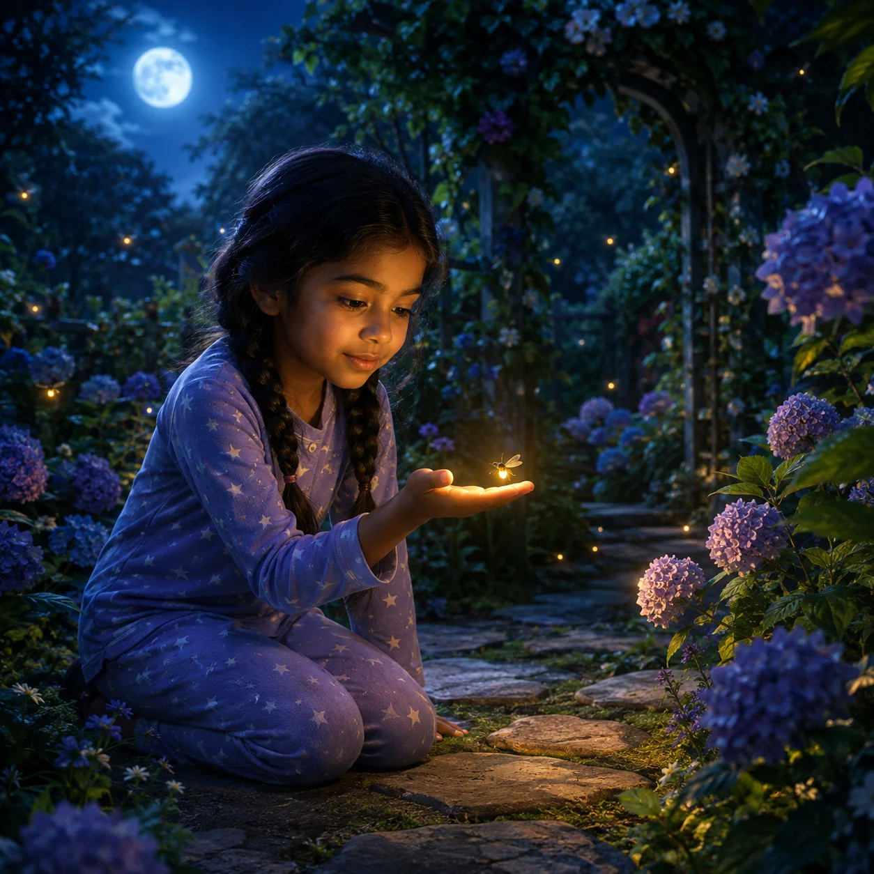 Maya & The Moonlit Garden cover